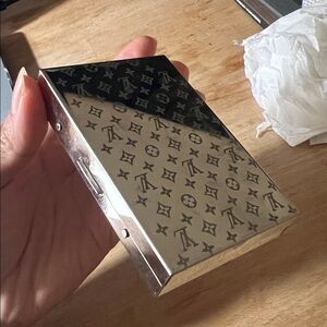 LV Stainless Steel Cigarette Case